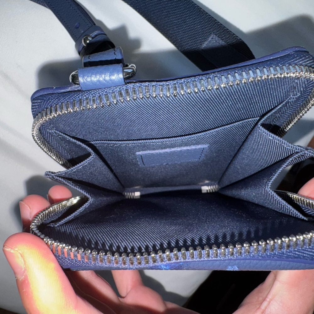 Louis Vuitton Blue Monogram Crossbody Bag - Picture 4 of 6